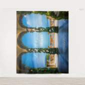 Tenture Italie Élégante Arches de Mariage Toile de Fond Ph (Devant)