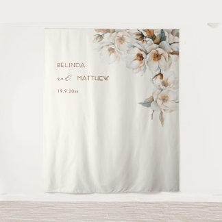 Tenture Ivory Floral Artistique Ivory | Mariage