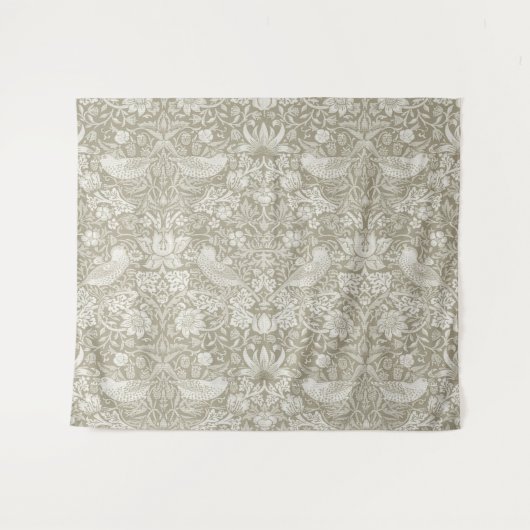 Tenture Ivory, Thief fraise, William Morris (Devant (Horizontal))