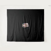 Tenture J'aboie Mad pour toi ! Chien (Devant (Horizontal))