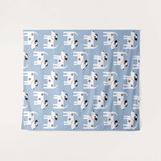 Tenture Jack Russell Parson Terrier Chien Motif (Devant (Horizontal))