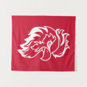 Tenture Jacksonville State University Gamecocks Red Eagle (Devant (Horizontal))