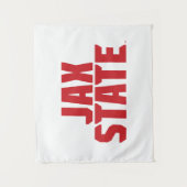 Tenture Jacksonville State University JAX STATE Bold Red (Devant)