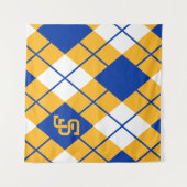 Tenture Jacquard de Spartans d'état de San Jose (Devant (Horizontal))