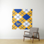 Tenture Jacquard de Spartans d'état de San Jose (En situation (horizontale))