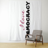 Tenture J'adore [personnaliser] (En situation)