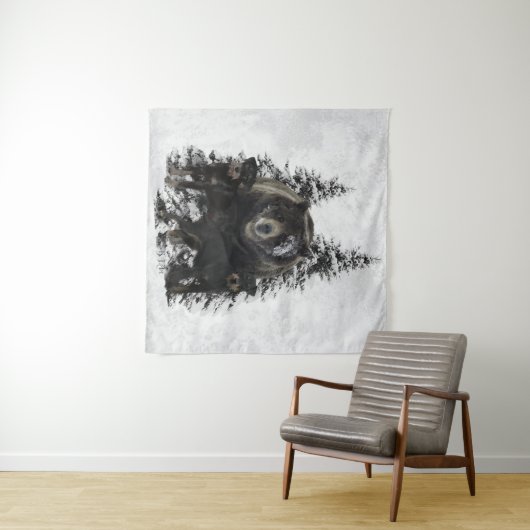 Tenture Jagdterrier (En situation (horizontale))