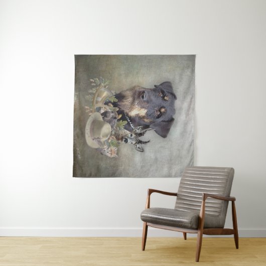 Tenture Jagdterrier (En situation (horizontale))