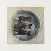 Tenture Jagdterrier, coeur courageux (Devant (Horizontal))