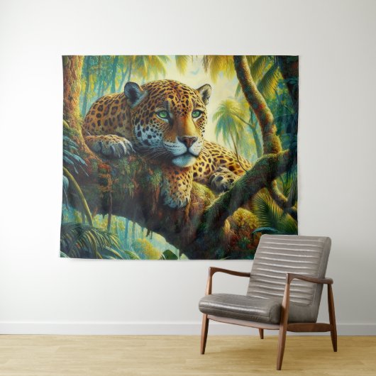 Tenture Jaguar relaxant (En situation (horizontale))