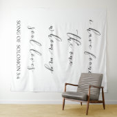 Tenture J'ai trouvé la toile de fond d'un Mariage (En situation (horizontale))