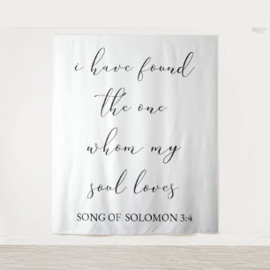 Tenture J'ai trouvé la toile de fond d'un Mariage