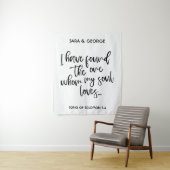 Tenture J'Ai Trouvé Le Booth Photo D'Un Signal Mariage (En situation)