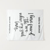 Tenture J'Ai Trouvé Le Booth Photo D'Un Signal Mariage (Devant (Horizontal))