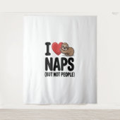 Tenture J'Aime Les Naps Mignonnes Soins (Devant)