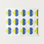 Tenture J'aime l'Ukraine (Devant (Horizontal))