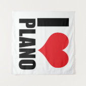 Tenture J'aime Plano (Devant (Horizontal))