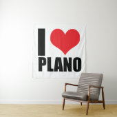 Tenture J'aime Plano (En situation)