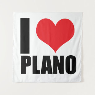 Tenture J'aime Plano