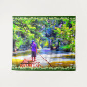 Tenture Jamaïcain River Raft Ride J001 (Devant (Horizontal))