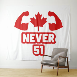 Tenture Jamais 51 Le Canada fort