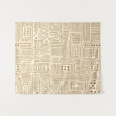Tenture Japandi beige simple (Devant (Horizontal))