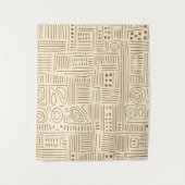 Tenture Japandi beige simple (Devant)