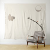 Tenture Japandi Wabi Sabi (En situation (horizontale))