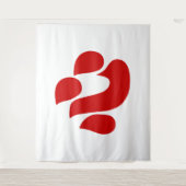 Tenture Japanese Kanji Heart 【Shin/Kokoro】 心 (Devant)