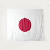 Tenture Japon - Drapeau japonais - Hinomaru (Devant (Horizontal))