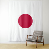 Tenture Japon - Drapeau japonais - Hinomaru (En situation)