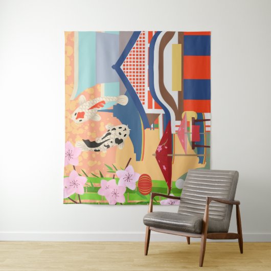 Tenture Japonais (En situation)