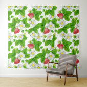 Tenture Jardin aux fraises (En situation (horizontale))