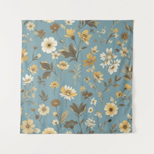 Tenture Jardin Bleu (Devant)