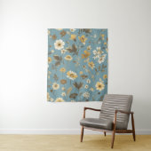 Tenture Jardin Bleu (En situation)