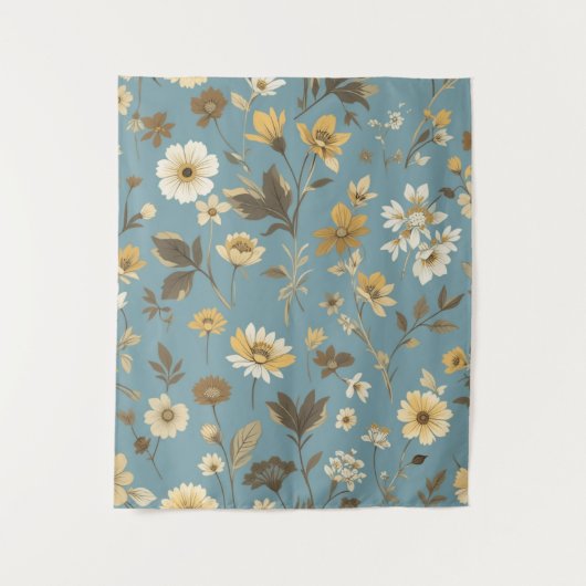 Tenture Jardin Bleu (Devant)