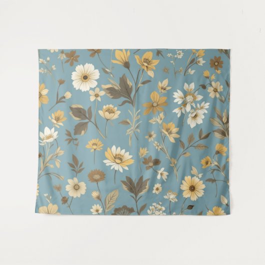 Tenture Jardin Bleu (Devant (Horizontal))