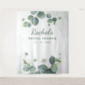 Tenture Jardin botanique moderne de eucalyptus pour la dou (Devant)