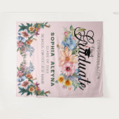 Tenture Jardin de fleurs classique de fin d'études (Devant (Horizontal))