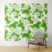 Tenture Jardin de fraises 2 (En situation (horizontale))