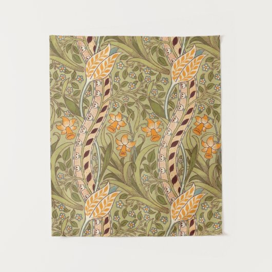 Tenture Jardin de jonquilles de William Morris Fleur Class (Devant)