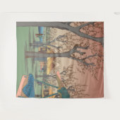 Tenture Jardin De Plums Par Hiroshige (Devant (Horizontal))