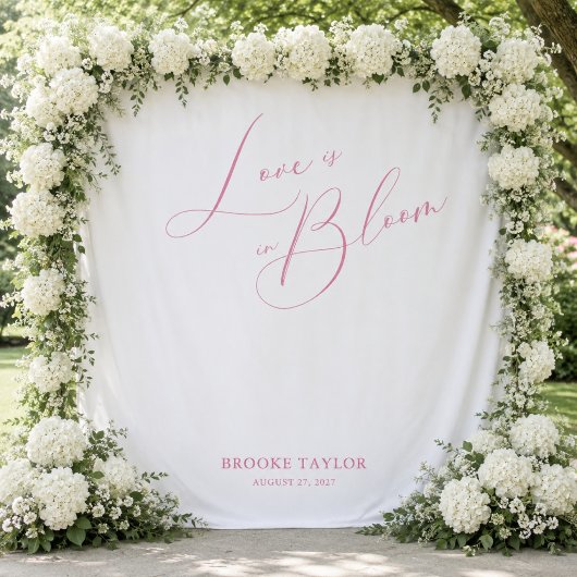 Tenture Jardin de thé avec la mariée future Shower de mari