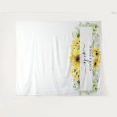 Tenture Jardin de tournesols Mariage Nous faisons Fond Pho (Devant (Horizontal))