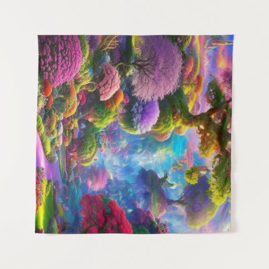 Tenture Jardin d'Eden (Devant (Horizontal))