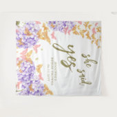 Tenture Jardin des papillons Boho Oui Fête des mariées Arr (Devant (Horizontal))