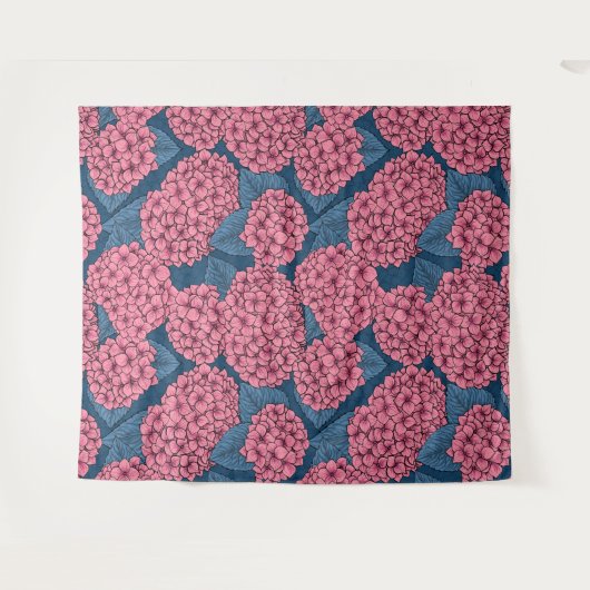 Tenture Jardin d'Hydrangea (Devant (Horizontal))