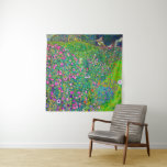 Tenture Jardin Italien, Gustav Klimt<br><div class="desc">Gustav Klimt (14 juillet 1862 - 6 février 1918) était un peintre symboliste autrichien et l'un des membres les plus importants du mouvement de sécession de Vienne. Klimt est réputé pour ses peintures, ses peintures murales, ses croquis et autres objets d'art. En plus de ses oeuvres figuratives, qui comprennent des...</div>