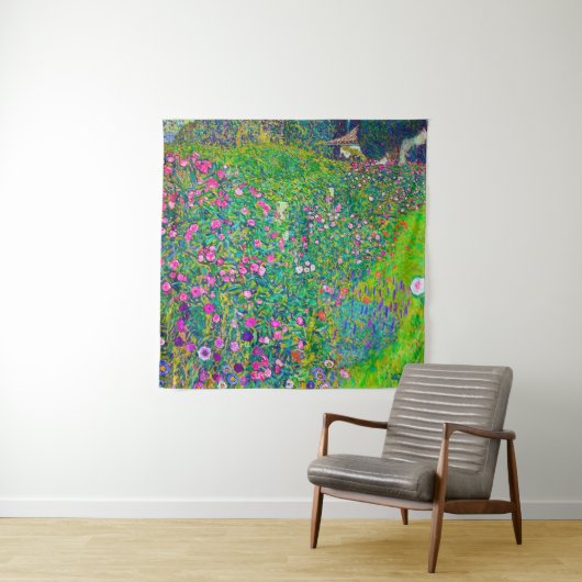 Tenture Jardin Italien, Gustav Klimt (En situation)