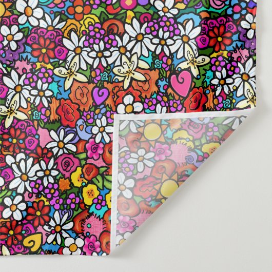 Tenture Jardin joyeux (Détail)